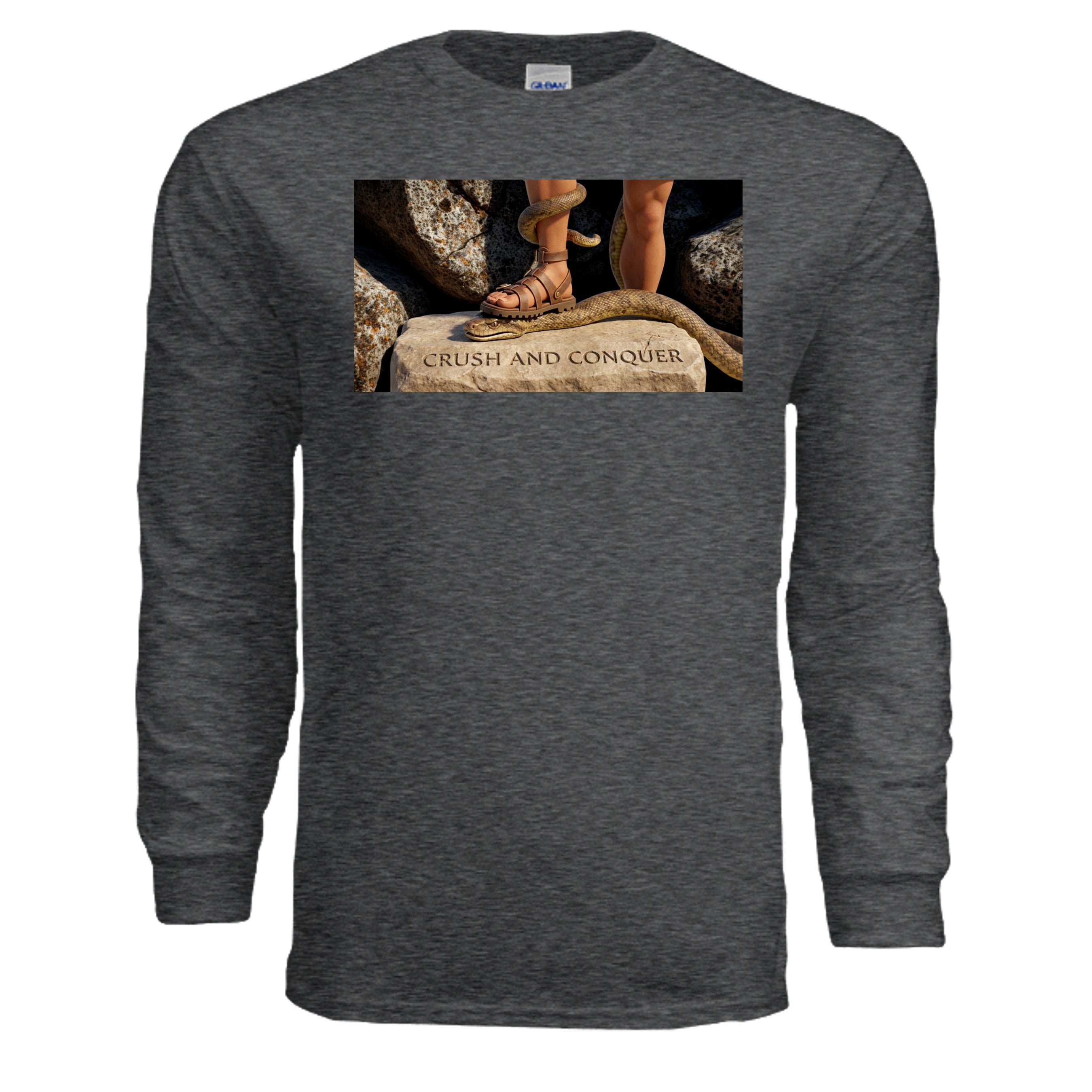 DARK HEATHER - G240 - FRONT
